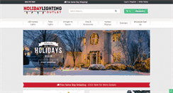 Desktop Screenshot of holidaylightingoutlet.com