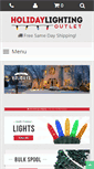 Mobile Screenshot of holidaylightingoutlet.com